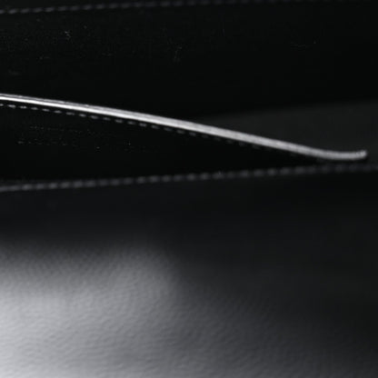 Grain De Poudre Classic Monogram Kate Clutch Black
