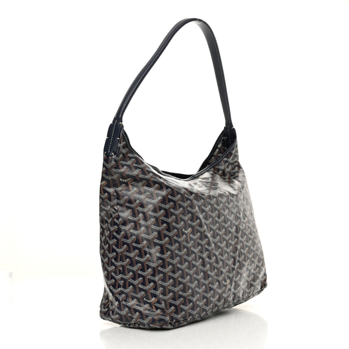 Goyardine Boheme Hobo Navy Blue