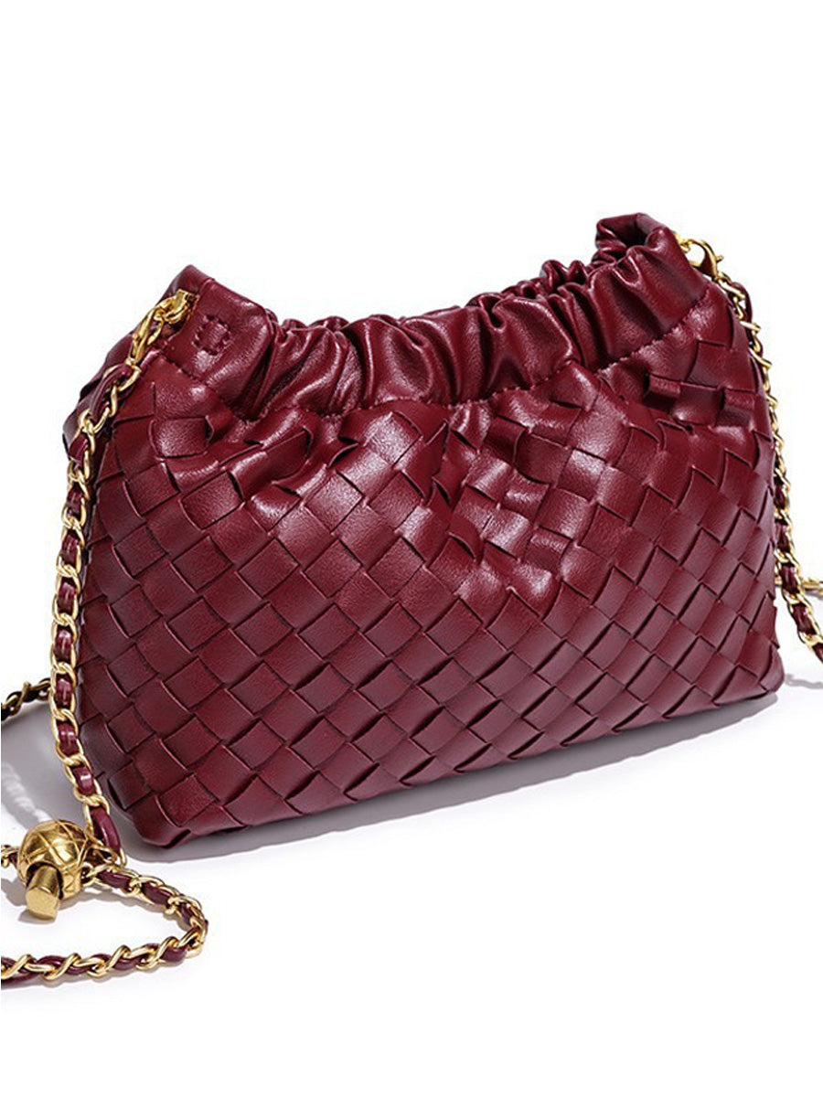 Valentina Hand-Woven Cloud Bag