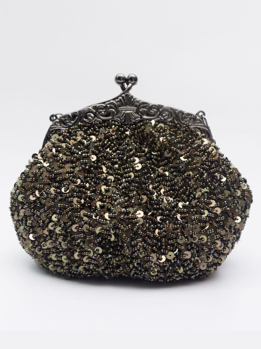 Jessamine Handmade Beaded and Sequined Bag