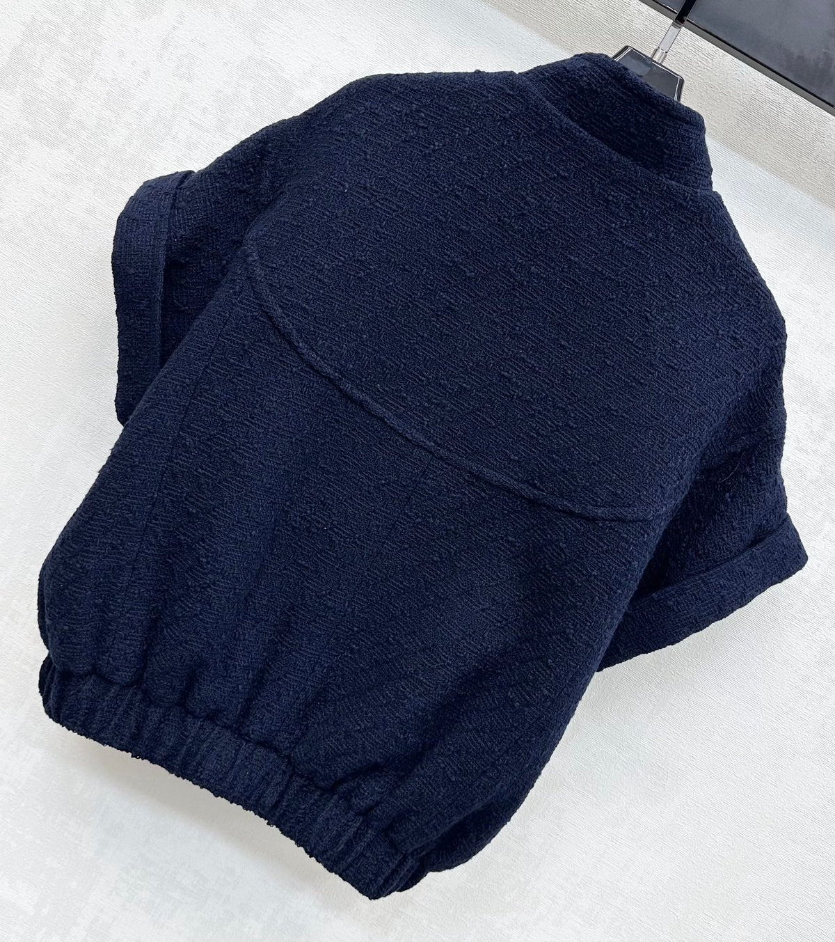 CC Jacket Short-sleeved Navy Blue Cotton 350255