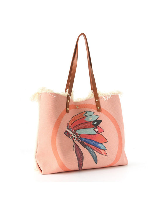 Cosbai - Boho Embroidered Large-Capacity Shoulder Bag