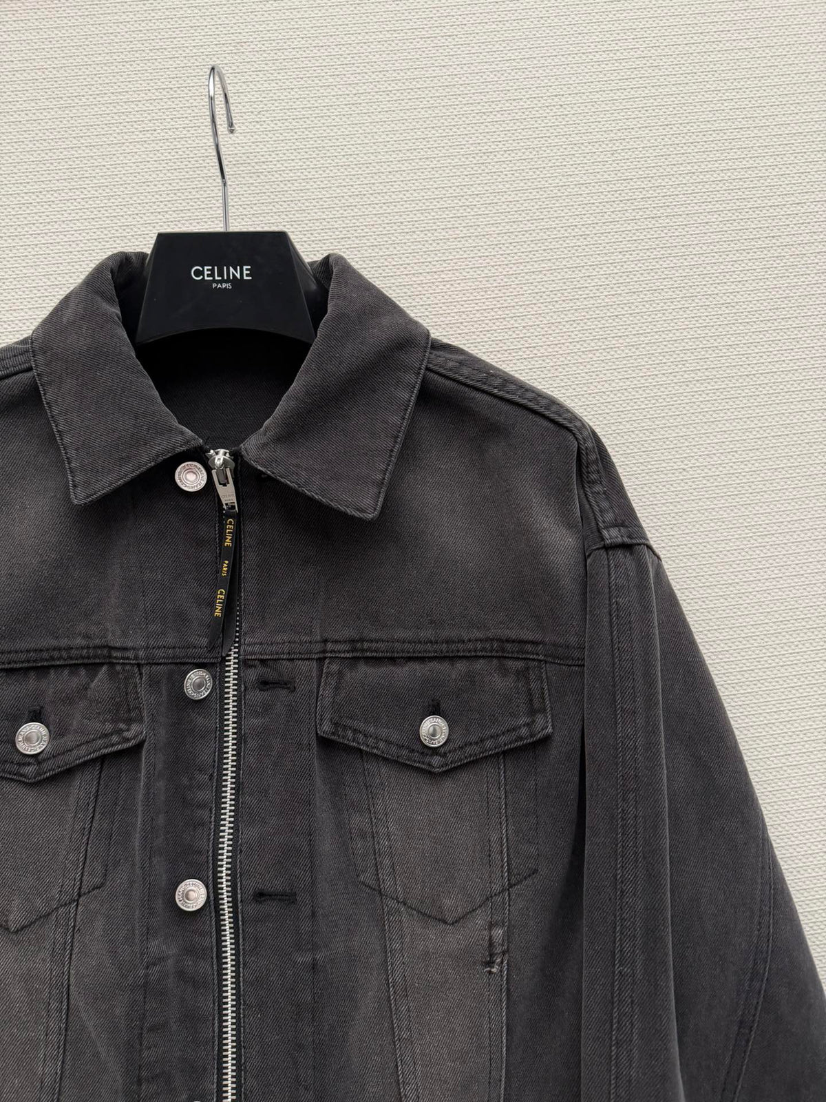 Celine 26SS Black Denim Jacket 882446