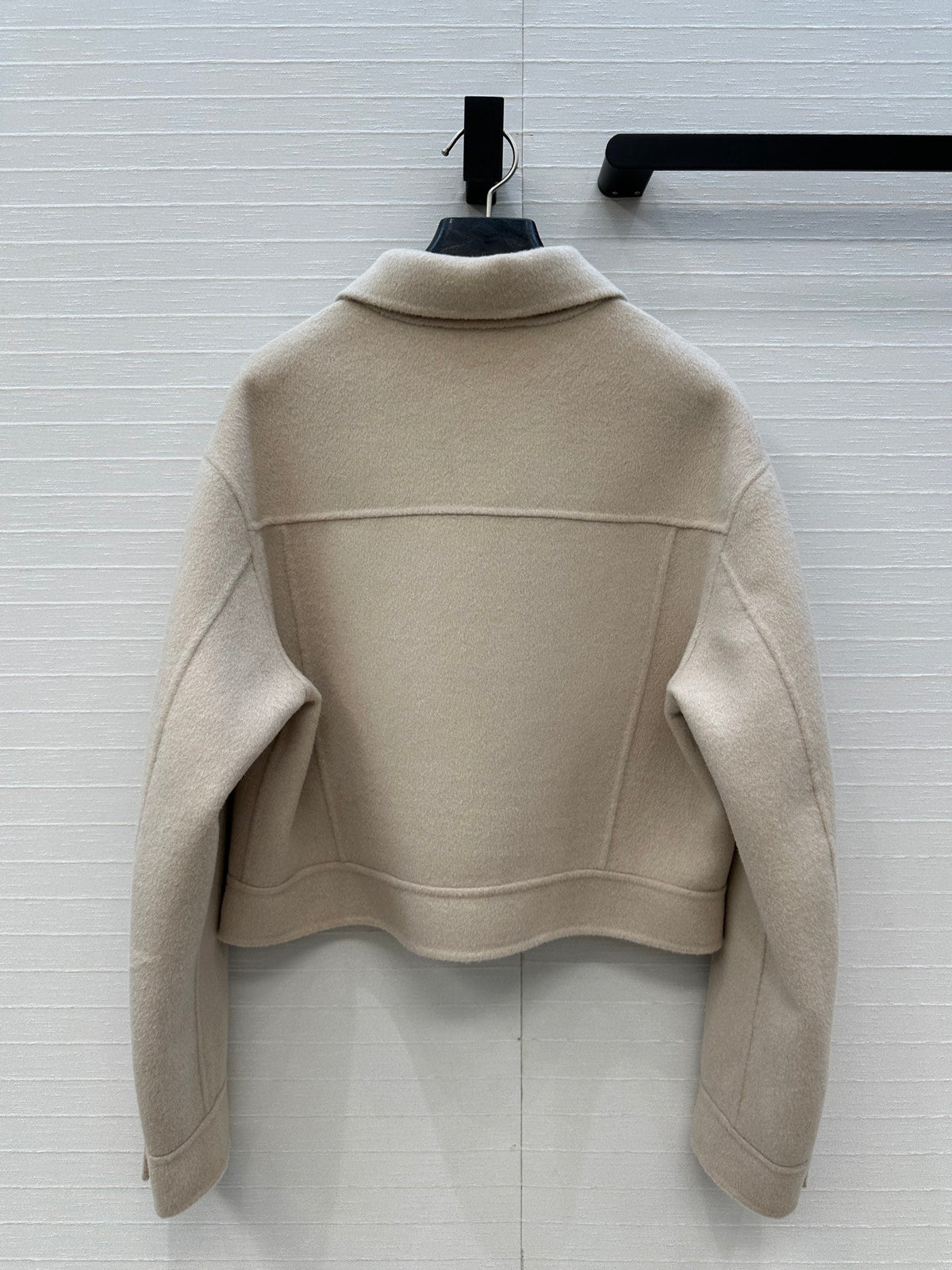 HM Jacket in Beige Wool and Cashmere