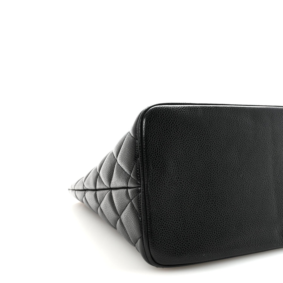 Caviar Quilted Medallion Tote Black