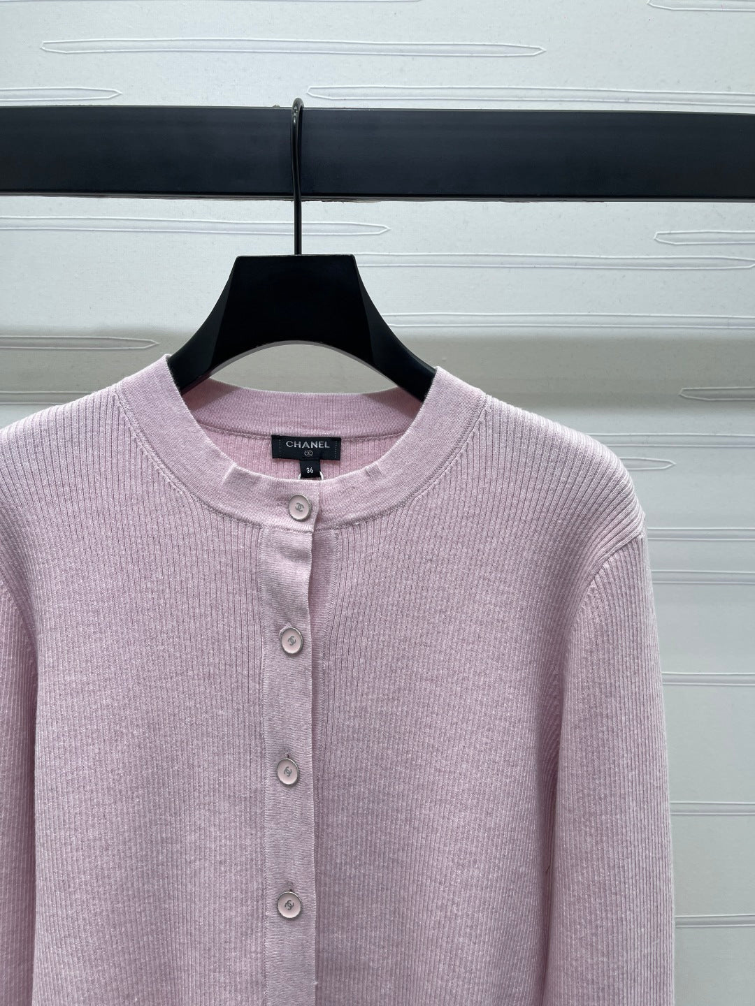 CHANEL WOOL LONG SLEEVE CARDIGAN STYLE 282