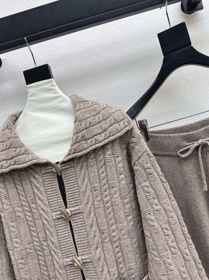 MAX MARA 25S OVERSIZED KNIT SET 033