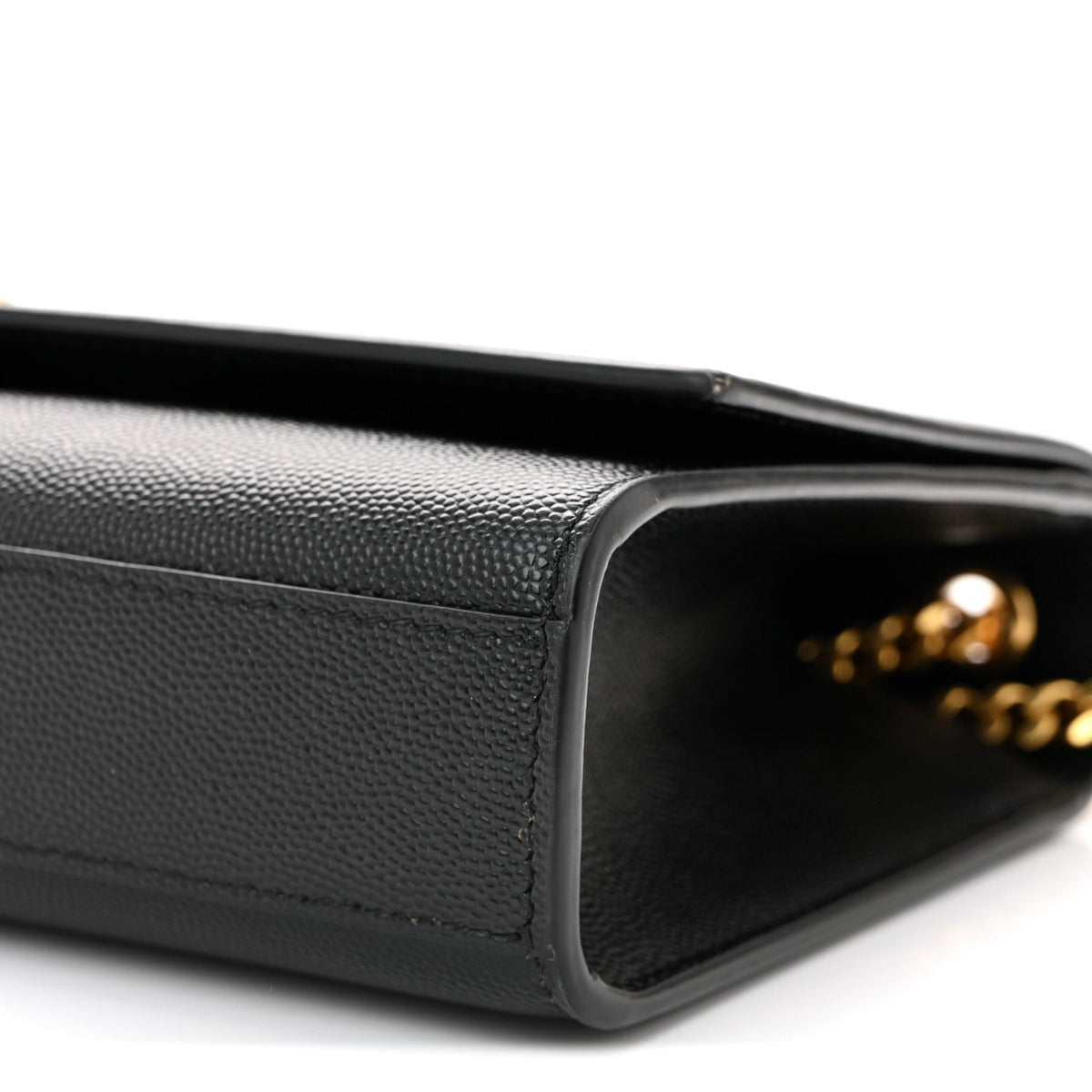 Grain De Poudre Medium Classic Monogram Kate Satchel Black