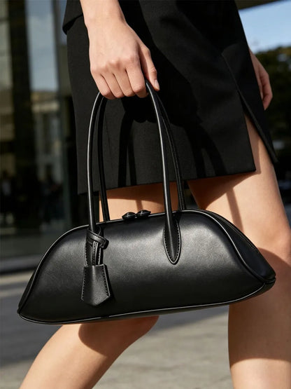 Liliana Bowling-Style Underarm Baguette Bag