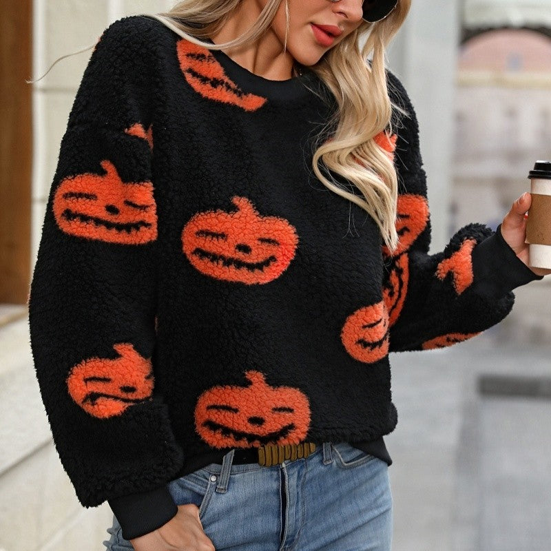 Halloween Print Hoodie