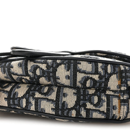 Oblique Mini Saddle Bag Blue