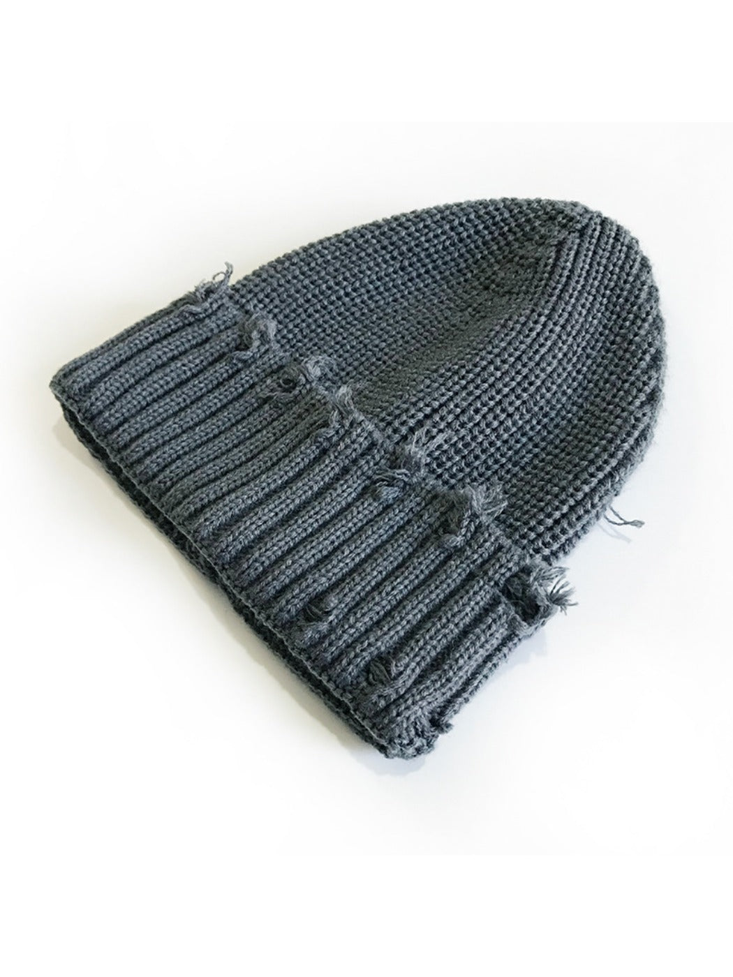 Haila - Distressed Knitted Beanie