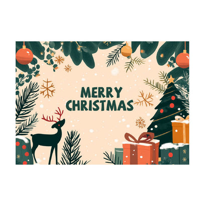 Merry Christmas Gift Decorative Greeting Card