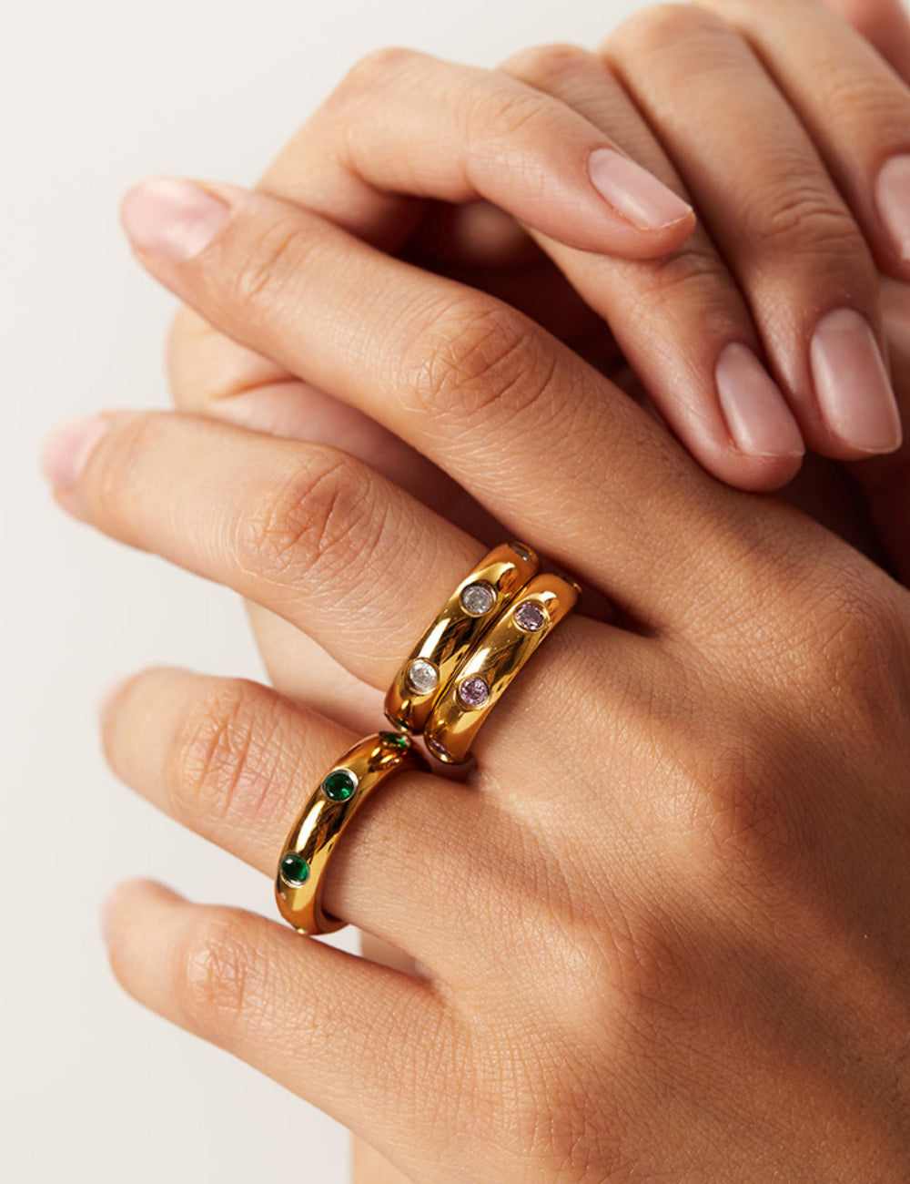 Vintage Diamond Simple Ring