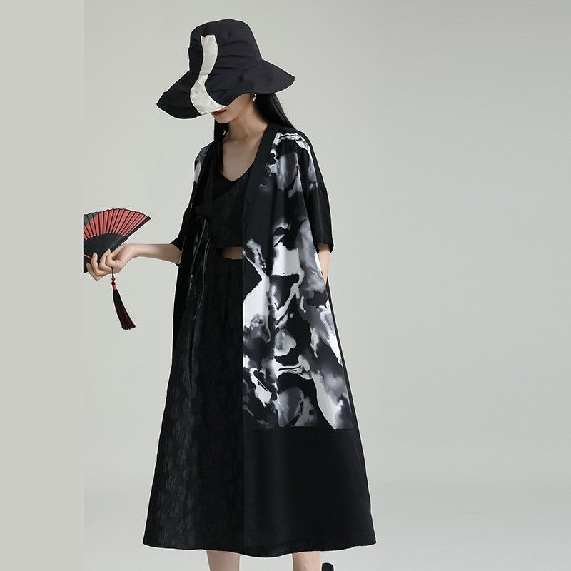 Long Loose Cardigan Dress