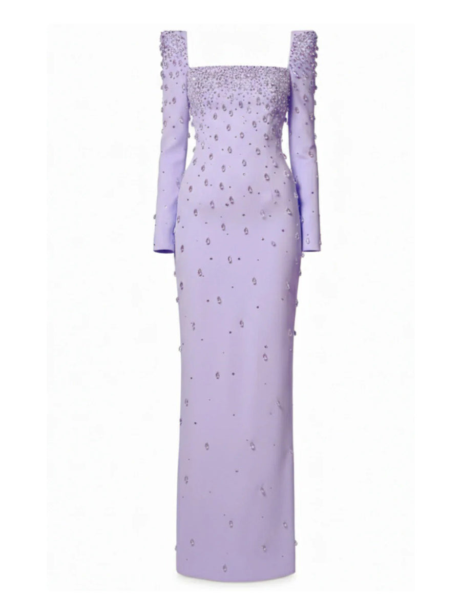 Fabiana Maxi Dress In Purple