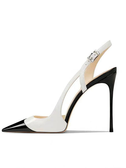 Alaina Pointed-toe Color-blocked High Heels