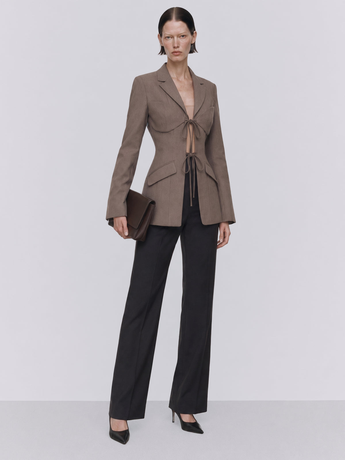 Beatrice Irregular Cut-Out Blazer