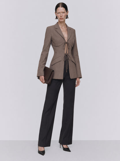 Beatrice Irregular Cut-Out Blazer