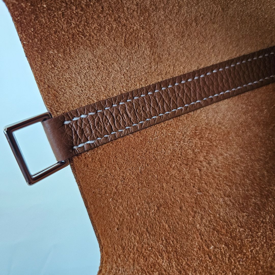 Hermès 18 Picotin Clemence Gold Bag