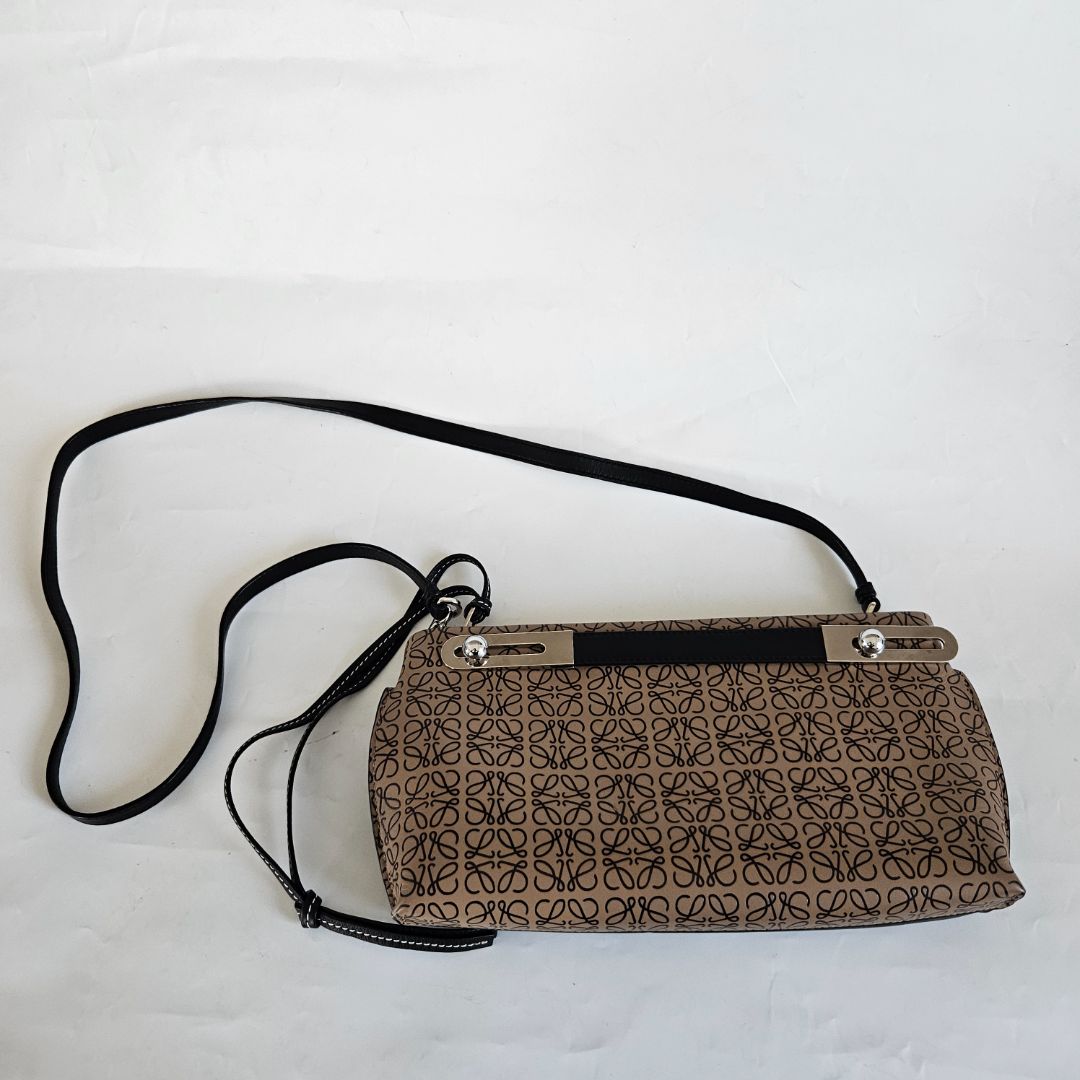 Loewe Black Leather Small Missy Shoulder Bag