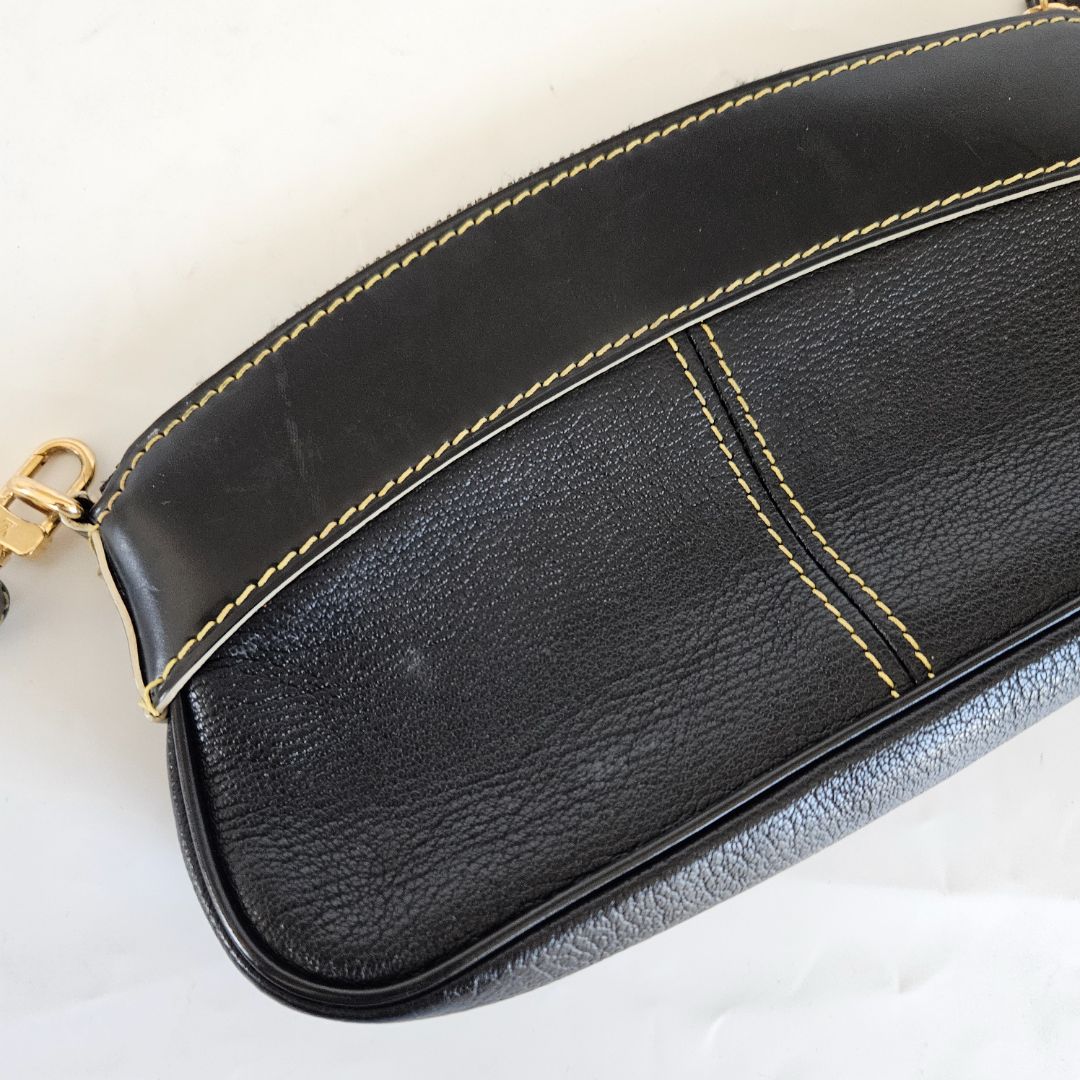 Louis Vuitton Black Suhali Lockit Clutch bag