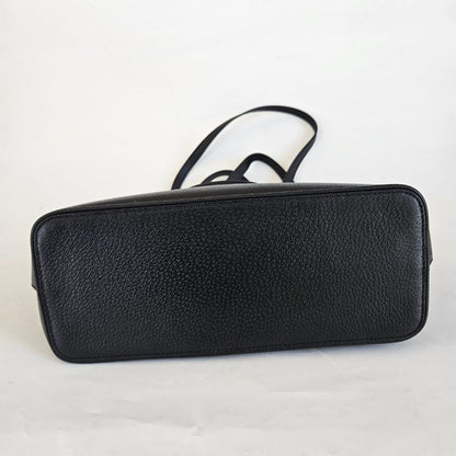 Gucci Black Leather Tote Small Bag