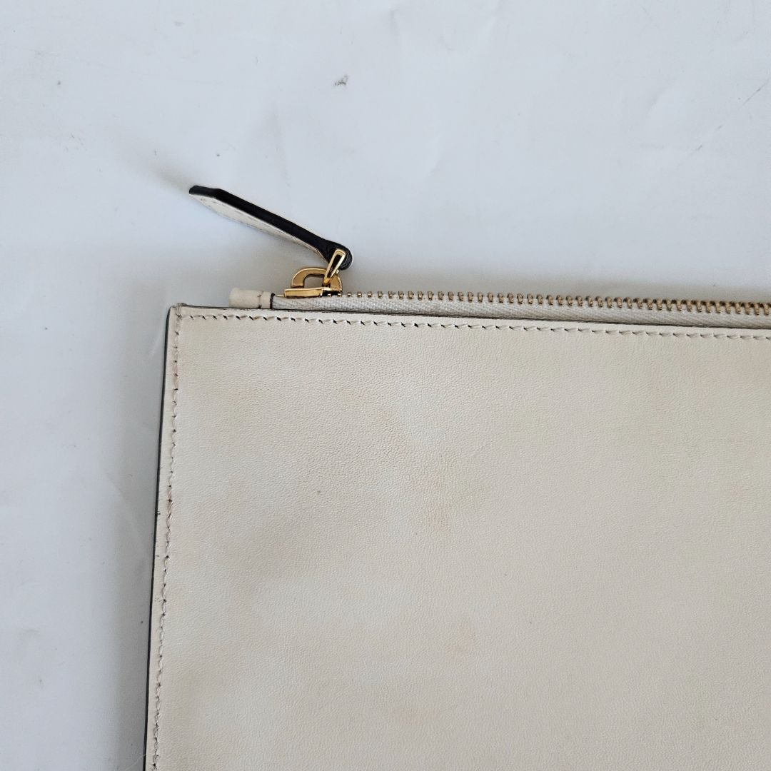 Fendi Roma Beige Clutch