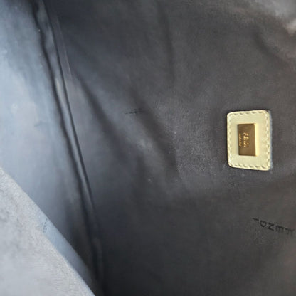 Fendi Roma Beige Clutch