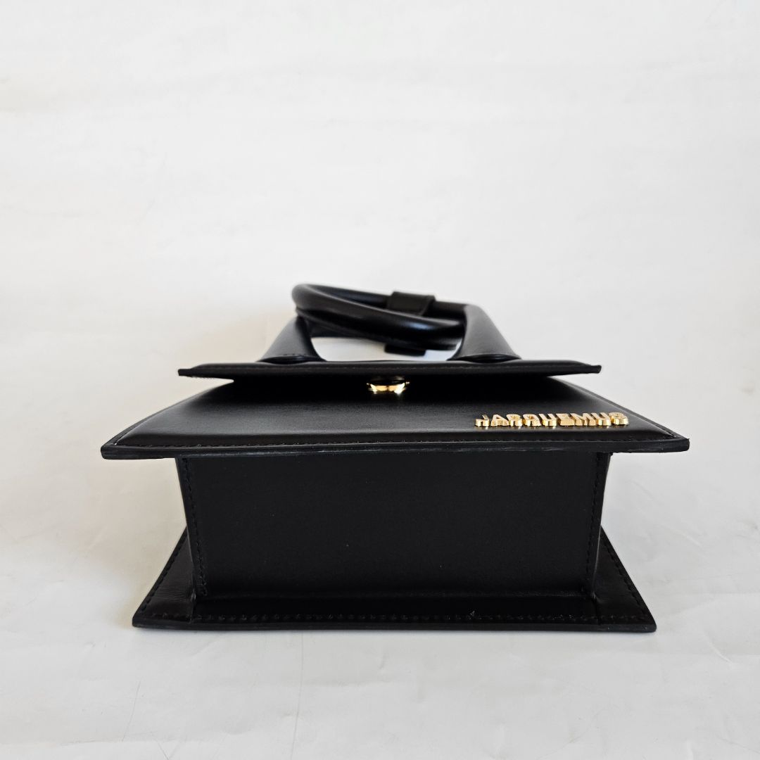 Jacquemus Le Chiquito Noeud Tote Black Bag