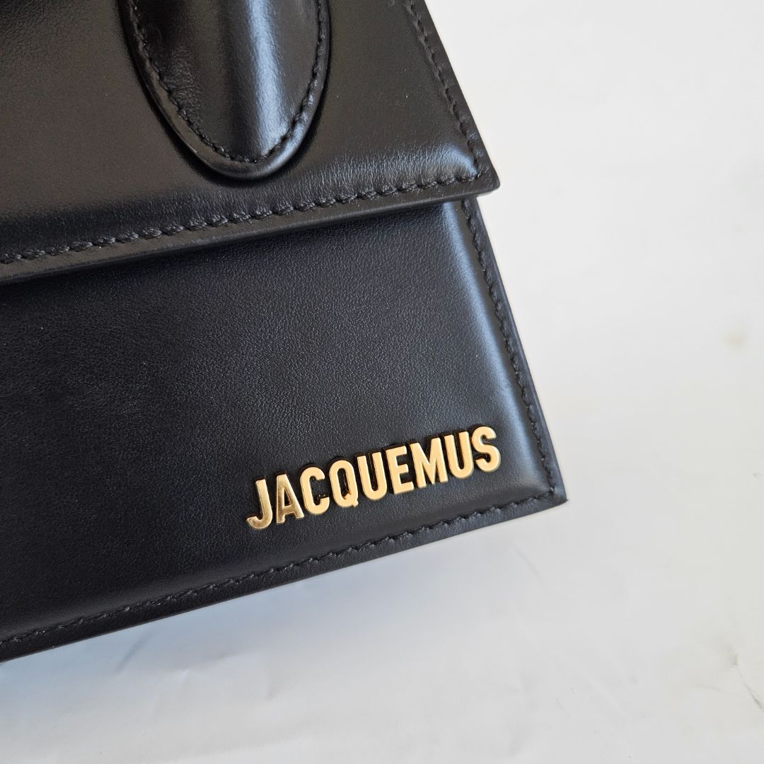 Jacquemus Le Chiquito Noeud Tote Black Bag