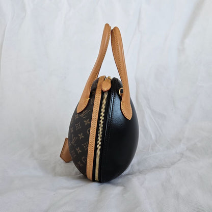 Louis Vuitton Monogram Canvas and Leather Egg Bag