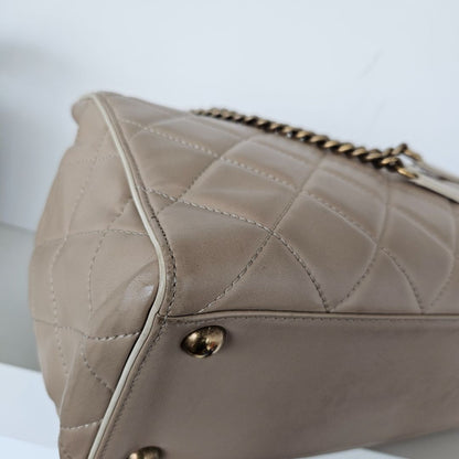 Chanel Lambskin Portobello Tote Beige Bag