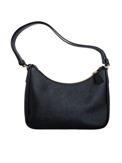 Prada Black Leather 2005 Re-Edition Bag