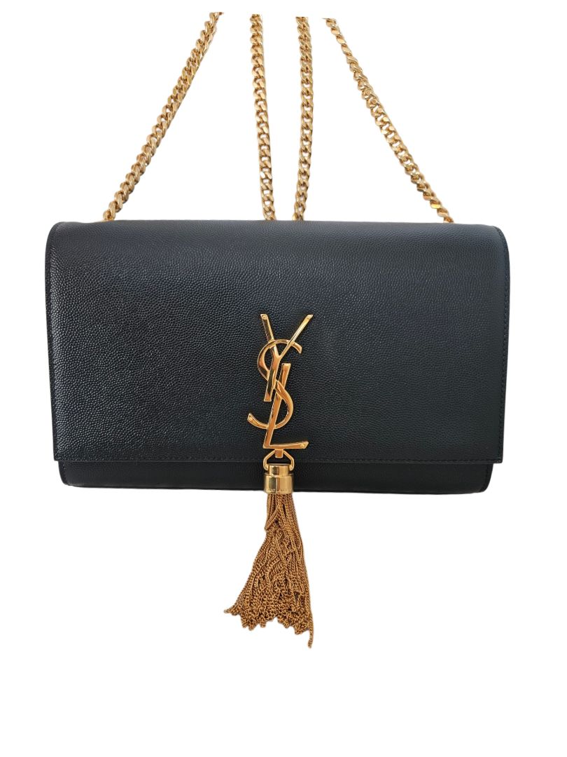 Saint Laurent Monogram Kate Tassel Shoulder Bag