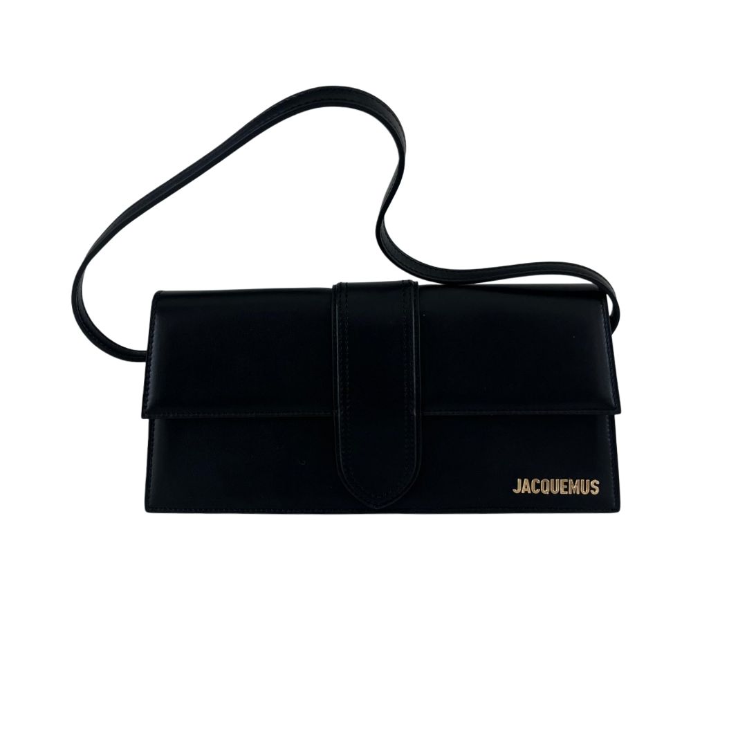 Jacquemus La Bambino Long Shoulder Black Bag