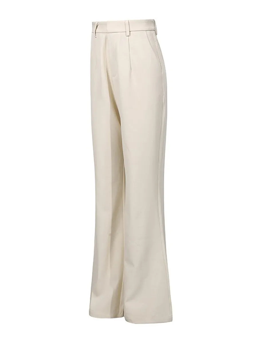 Rosalyn Metal Buckle Embellished Suit Two Piece Set