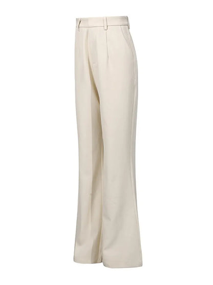 Rosalyn Metal Buckle Embellished Suit Two Piece Set
