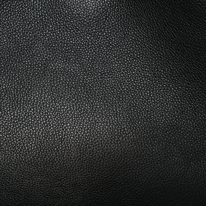 Soft Grained Calfskin Maxi B Hobo Black