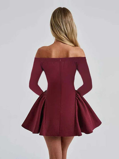 Valentina Long Sleeves Mini Dress