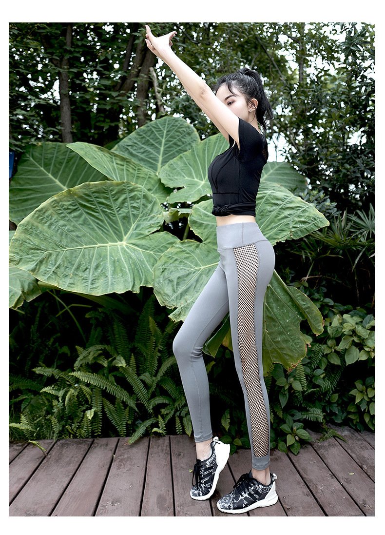 New Yoga Pants Female European And American Peach Hip Pants Running Fitness Sports Tights Women Quick-Drying Pants