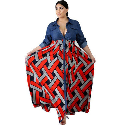 Be The Queen Plus Size Maxi Dress