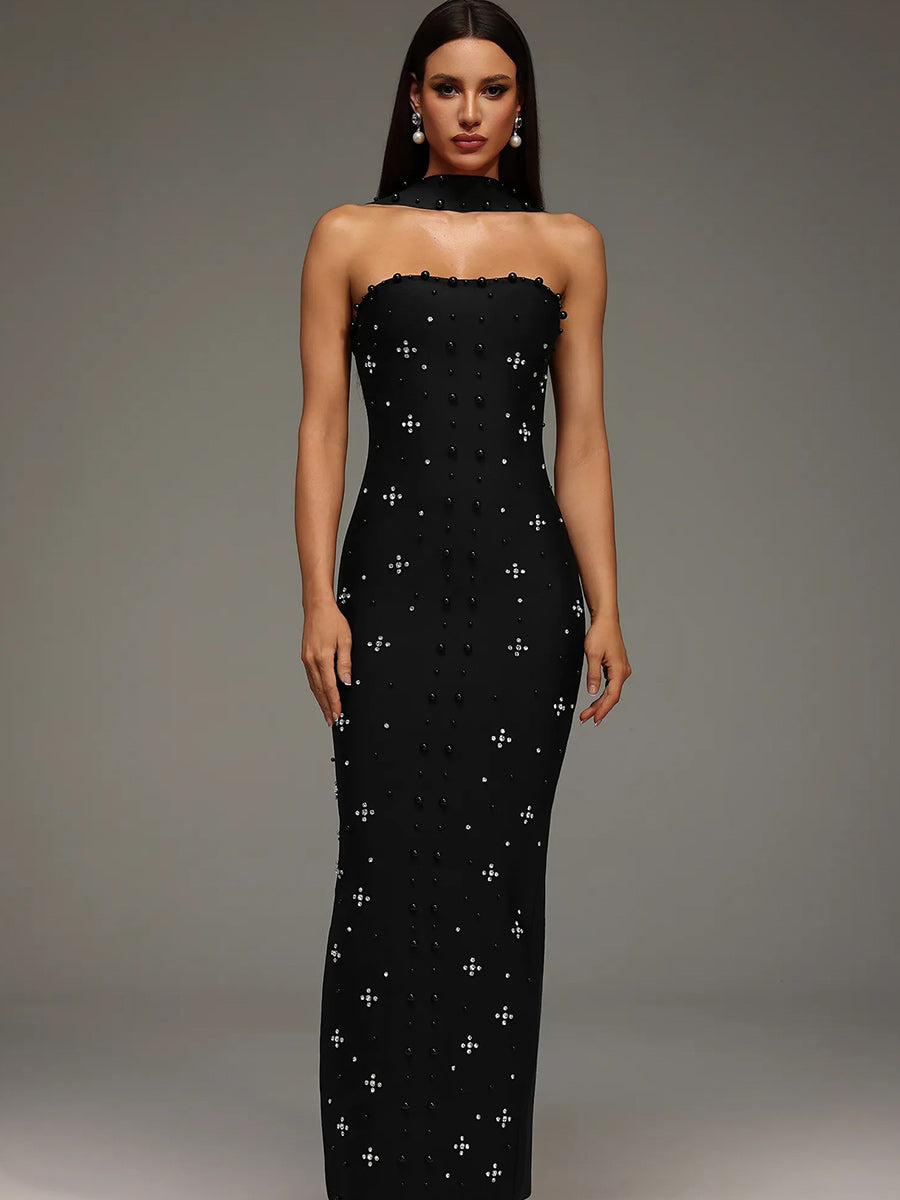 Calliope Maxi Dress In Black