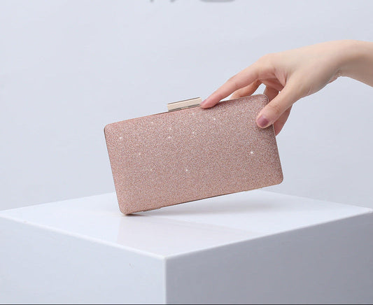 Elegant Glitter Evening Clutch Bag for Women