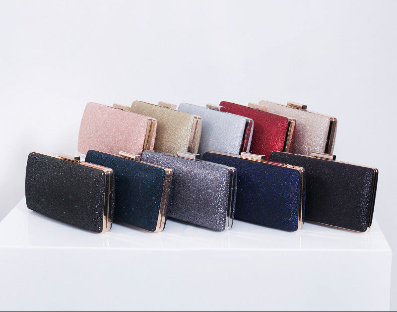 Elegant Glitter Evening Clutch Bag for Women