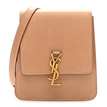 Smooth Calfskin North South Kaia Satchel Vintage Brown