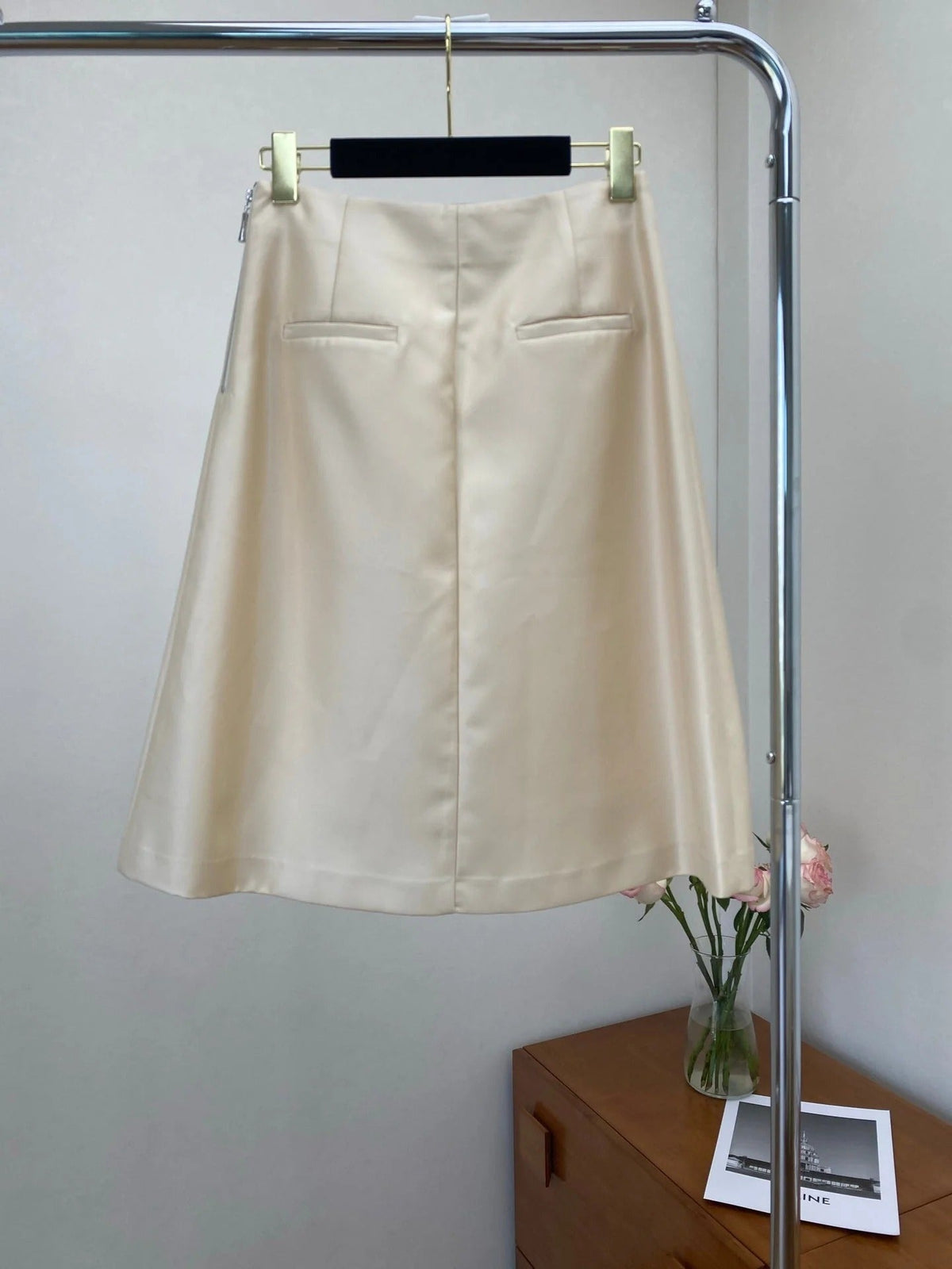 DIOR 25S PLEATED A-LINE SKIRT 622