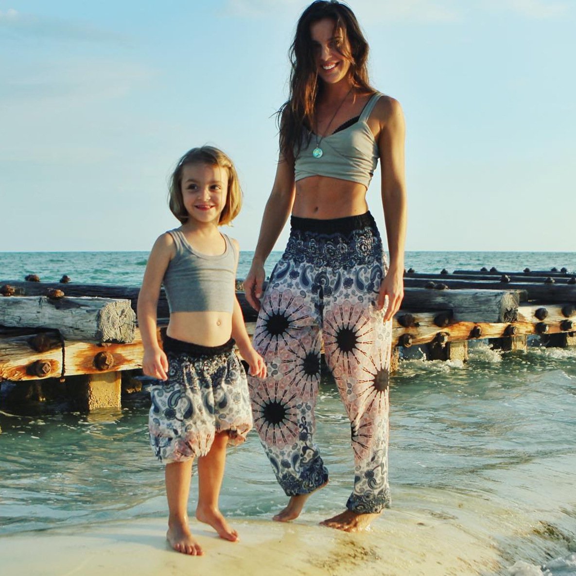 Bloomers Parent-Child Wear Loose Sports Yoga Pants