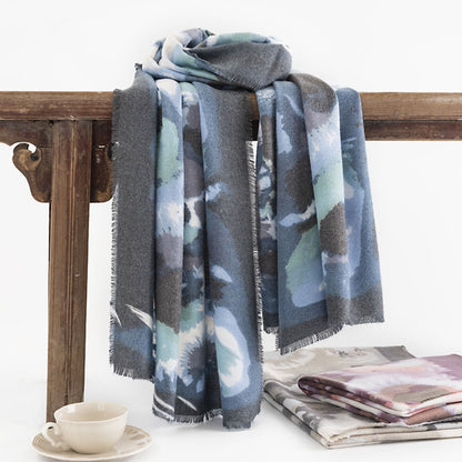 Scarvii - Ink Wash Pattern Autumn-Winter Scarf