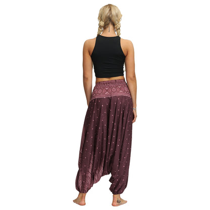 New Bohemian Digital Printing Women'S Sports Fitness Yoga Pants